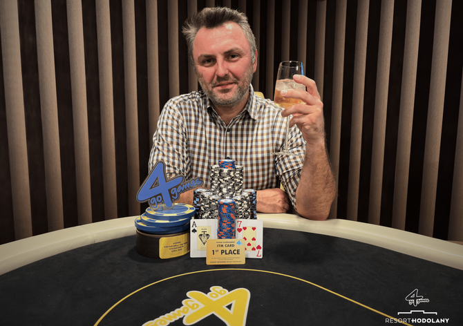 G4G Hodolany: Trofej z prvního highrolleru G4G Half Million míří do Polska, Petr Stavěl stříbrný
