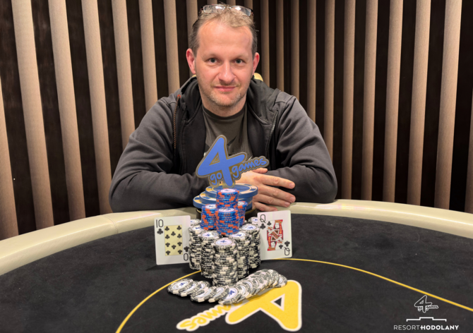 G4G Hodolany: Doplácený Mini High Roller skončil 4-way dealem, trofej získal Lubomír Merenda