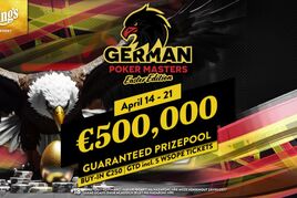 King&#039;s: Dnes na Rozvadově začíná German Poker Masters €500K GTD