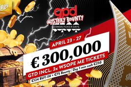King&#039;s: Od středy na Rozvadově mystery bounty edice German Poker Days