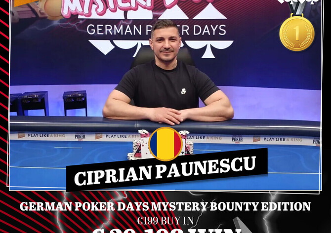 King's GPD: Ve finále German Poker Days to z CZ hráčů nejdále dotáhl "Abraham" na 12. místo
