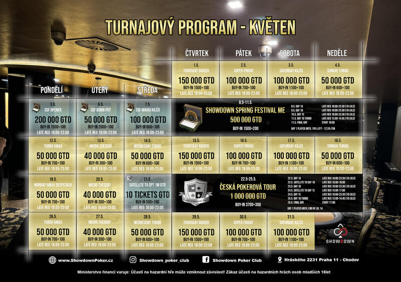 Program květen