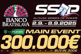 Banco Bratislava: Slovak Series of Poker je zpět a přinese na začátku září Main Event €300K GTD