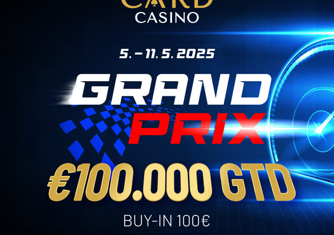 Card Casino Šamorín: Od úterý se vrací do Cardu květnové vydání Grand Prix €100K GTD