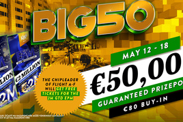 Hilton: Big50 - Celotýdenní bitva o 1.250.000 Kč GTD!