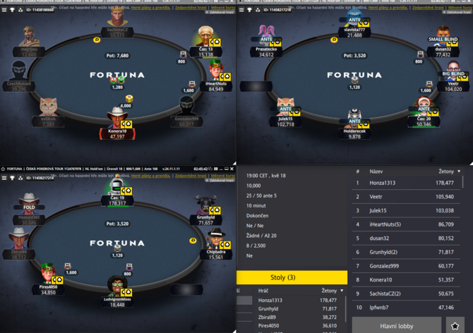 Fortuna | ŽIVĚ - ČPT Online červenec €12.000 GTD