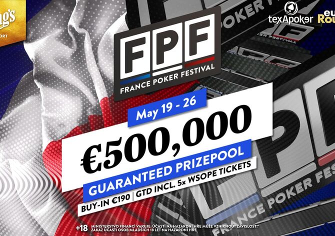 King's: Němce střídají Francouzi, dnes startuje France Poker Festival s Main Eventem €500K GTD!