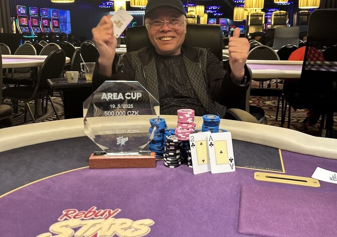 Rebuy Stars Plzeň: Area Cup skončil dealem ve čtyřech, trofej si vyhádal &quot;Čau Čau&quot;