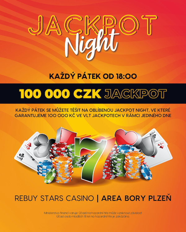 jackpot night plzeň_každý pátek...