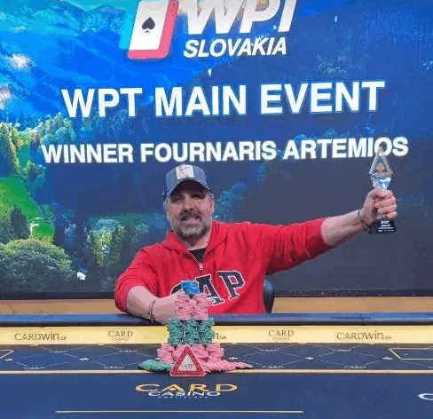 Card Casino Šamorín: Trofej z WPT Slovakia získal Řek Fournaris