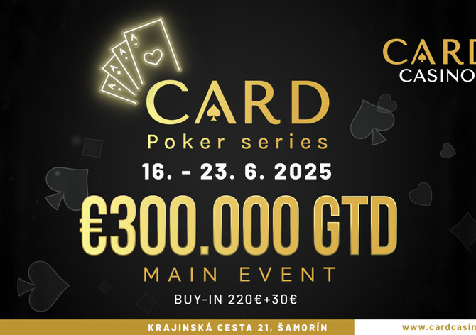 V Card Casinu Šamorín pokračuje bohatý červnový program!