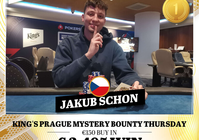 Hilton: Titul z čtvrtečního Mystery Bounty získal Jakub Schön