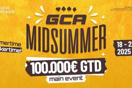 Grand Casino Aš: Od středy v Aši začíná zbrusu nový festival GCA Midsummer s Main Eventem €100K GTD