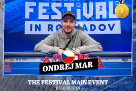 King&#039;s: Ondřej Már je šampionem The Festival Main Eventu za €91K!