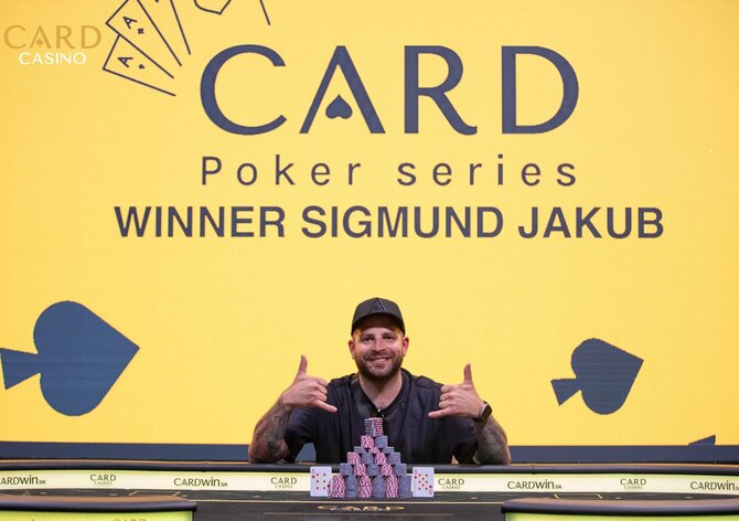 Card Poker Series: Jakub Sigmund veze ze Slovenska €55.000!