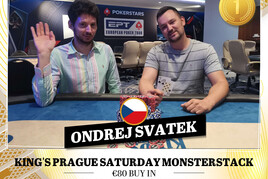 Hilton: Pro titul ze sobotního Monsterstacku si došel po dealu v heads-upu Ondřej Svatek