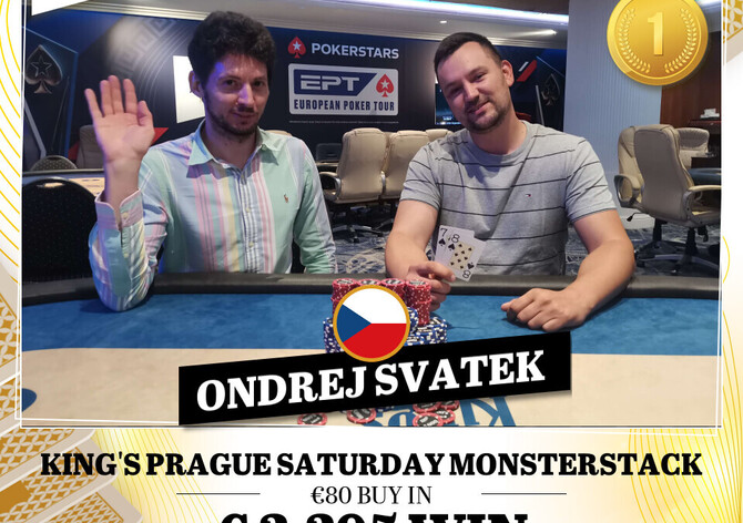 Hilton: Pro titul ze sobotního Monsterstacku si došel po dealu v heads-upu Ondřej Svatek
