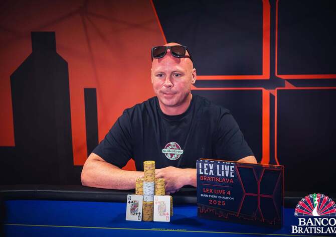 Banco Bratislava: Šampionem Main Eventu Lex Live se stal Daniel Schwensen s výhrou €27.782