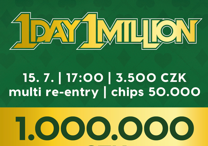 ŽIVĚ: RS Kladno - 1 day 1 Million - 1M GTD