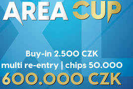 Rebuy Stars Plzeň Area: V pondělí se v Plzni bude hrát Area Cup XL s garancí 600.000 Kč