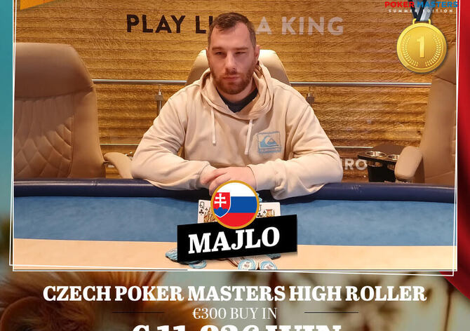 CPM: Slovák &quot;Majlo&quot; zvítězil v nedělním High Rolleru!