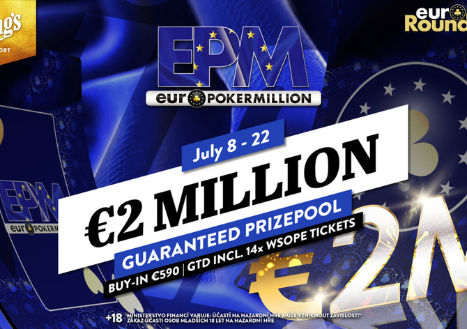 Rozvadov: Festival EuroPoker Million nabízí Main Event s garancí €2M!