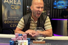 Rebuy Stars Plzeň Area: Ondřej Vachuda vítězem pondělního Area Cupu XL