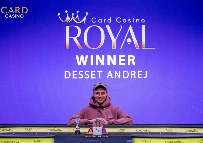 Card Casino Šamorín: V Royal Main Eventu kraloval Andrej Desset