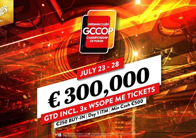 King&#039;s: Od středy na Rozvadově German Clubs Championship of Poker €300K GTD
