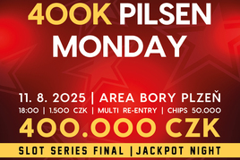 Rebuy Stars Plzeň Area: V pondělí proběhne na Borech Pilsen Monday 400K GTD plus finále Slot Series