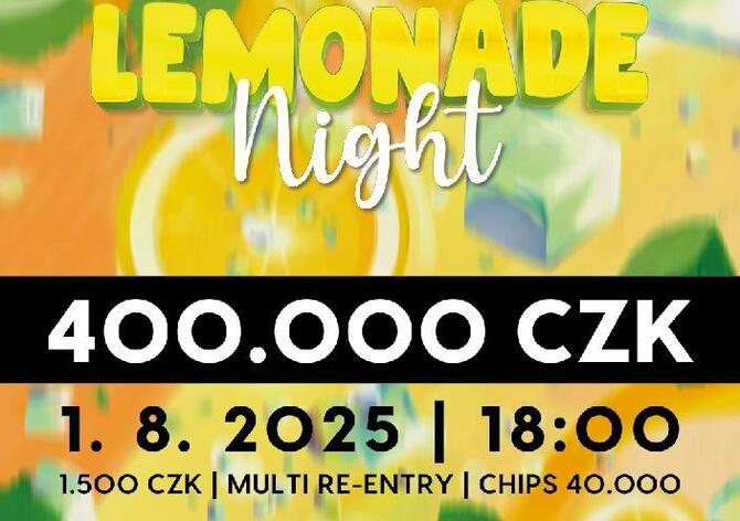 Rebuy Stars Kladno: Lemonade Night 400K GTD v pátek v Oaze