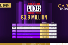 WSOPC Šamorín - Mystery Bounty €100K GTD - den 1A - Na chipleadu domácí Vladimír Babič!