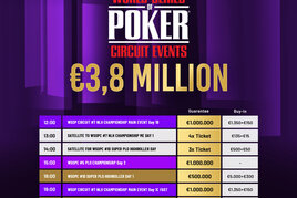 WSOPC Šamorín - NLH Championship €1M GTD - den 1A na chipleadu Ioannis Topalidis