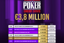 WSOPC Šamorín - NLH Championship €1M GTD - den 1B - na chipleadu Tamas Varszegi