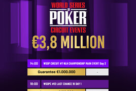 WSOPC Šamorín - NLH Championship €1M GTD - den 1D - na chipleadu Erik Olivo
