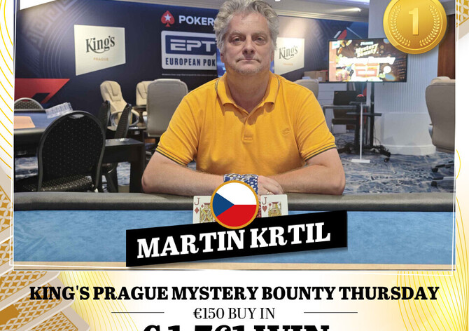 Hilton: Martin Krtil ovládl čtvrteční Mystery Bounty event