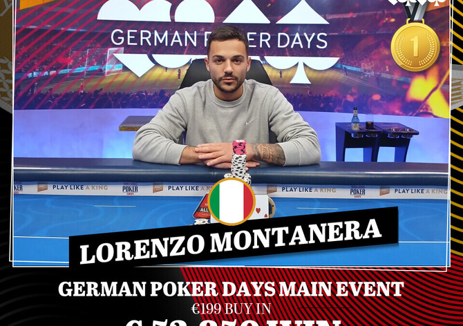 King's: Italský heads-up ve finále GPD Main Eventu, nejlepší z CZ/SK hráčů byl eMKey a Jiří Heidtke
