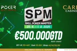 Card Casino Šamorín: Půlmilionový Skill Poker Master od středy v Cardu