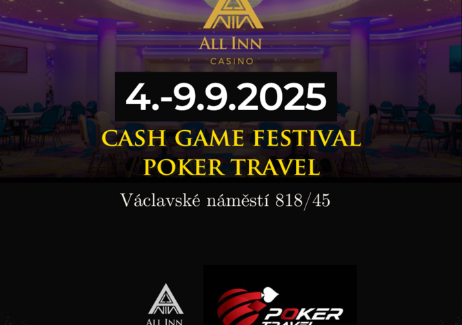 Poker Travel míří do luxusního ALL INN CASINA na Václavském náměstí