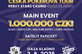 Rebuy Stars Kladno: V úterý proběhne jednodenní ČéPéTéčko v Oaze 
