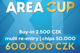Rebuy Stars Plzeň Area: V pondělí na Borech Area Cup XL 600K GTD