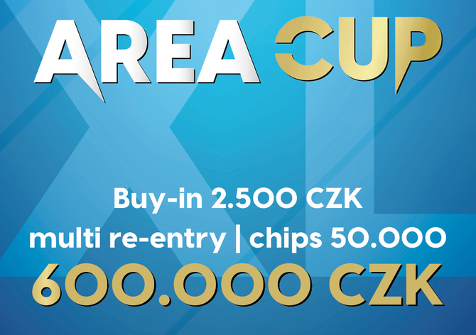 Rebuy Stars Plzeň Area: V pondělí na Borech Area Cup XL 600K GTD