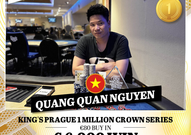 Hilton Million Crown Series: Vietnamský vítěz, runner-up Vojtěch Havel