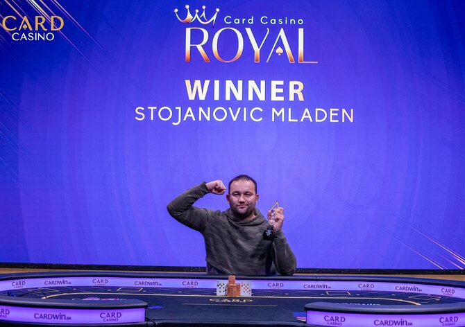 Card SK: Santa končí v Royalu šestý, zvítězil Chorvat Stojanovič!