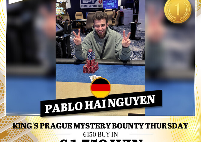 Hilton: Čtvrteční Mystery Bounty ovládli zahraniční hráči, v ITM pouze dva Češi