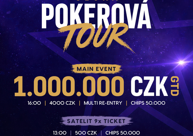 ČPT: V úterý na Kladně o milion, kvaldy v pondělí i v úterý o 24 vstupenek!