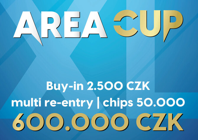 Rebuy Stars Plzeň Area: V pondělí v Plzni Area Cup XL o nejméně 600.000 Kč!
