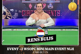 King&#039;s WSOPC: Deváté a desáté místo pro české barvy ve finále Mini Main Eventu, prsten pro Holandsko