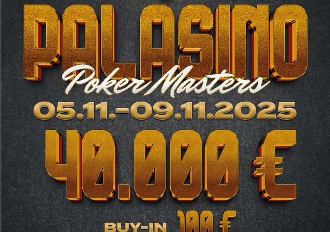 Palasino Poker Masters €40.000 GTD startuje!