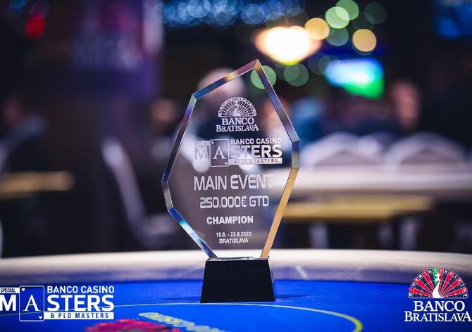 Banco Casino Masters #44: Další postupy v Main Eventu €250K GTD a start PLO Masters